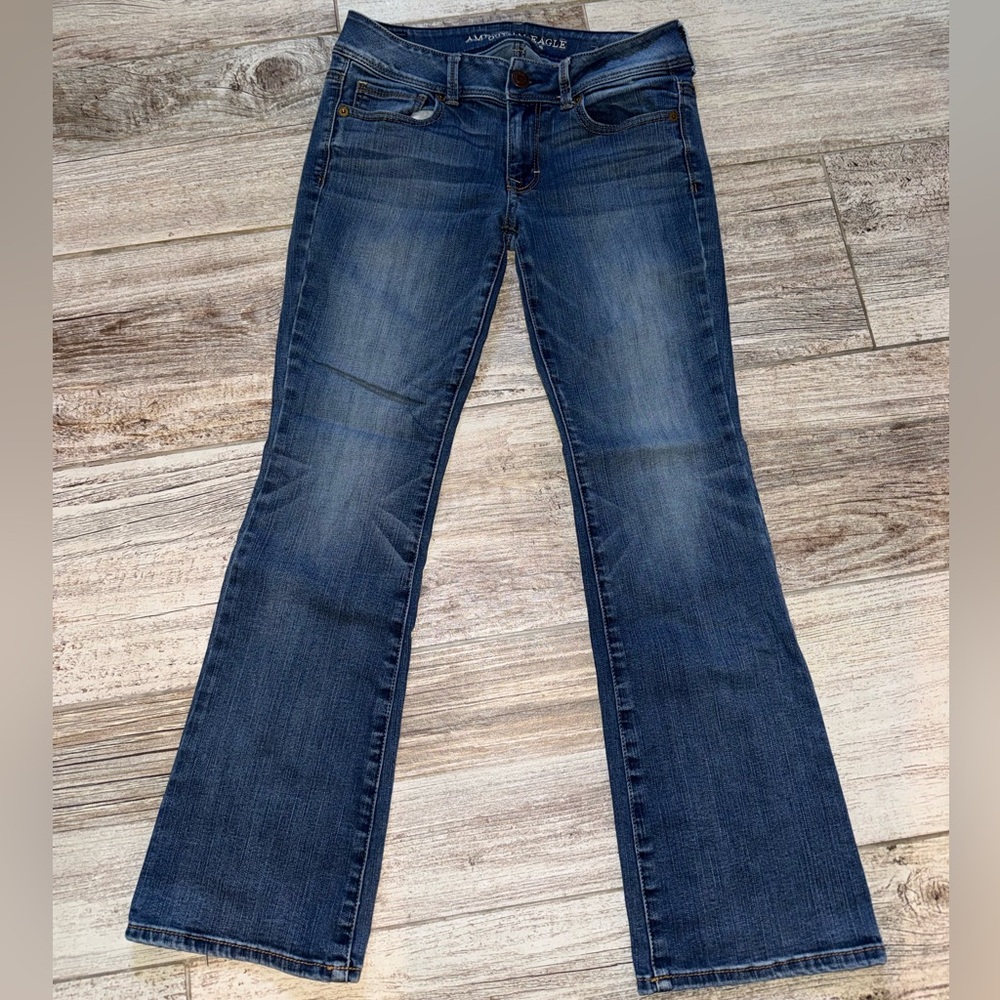 American Eagle Outfitters Dark Blue Boot Cut Jeans